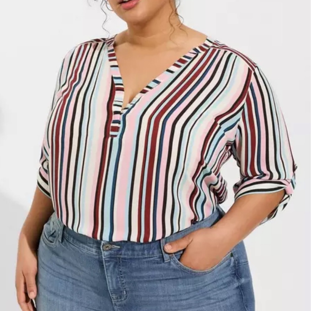 Torrid Multi Color Harper Top